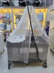 Mamakids 5-in-1 Crib na Playpen ya Mtoto - Grey - 4