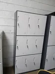 9 Door Storage Cabinet With Key - 1