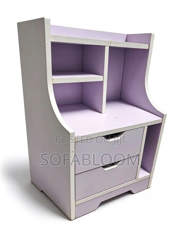 Kabati la Kisasa la Minimalist la Filing la Rangi ya Zambarau Mwanga - 1