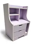 Kabati la Kisasa la Minimalist la Filing la Rangi ya Zambarau Mwanga - 1