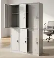 Heavy-Duty Steel 6-Locker Filing Cabinet - 5
