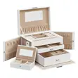 LASA 3-Layer Jewelry Box with Travel Case - 1