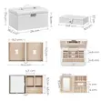 LASA 3-Layer Jewelry Box with Travel Case - 2