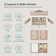 LASA 3-Layer Jewelry Box with Travel Case - 4