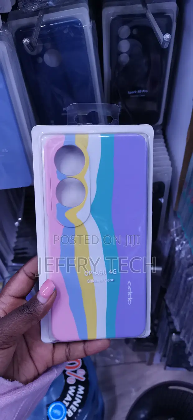 Oppo A60 4G Silicone Case - Milia ya Rangi Nyingi - 1