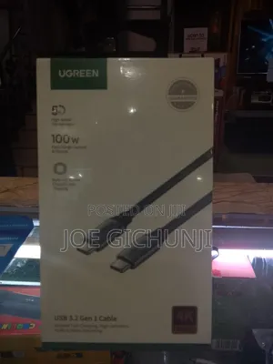 UGREEN USB 3.2 Type-C kwa Type-C 100W Cable (5Gbps, 4K@60Hz)
