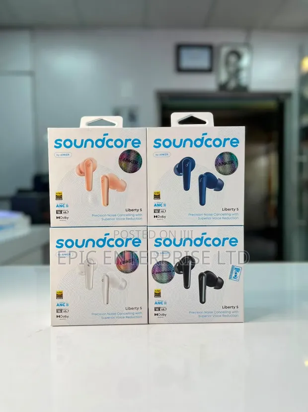 Soundcore Anker Liberty 5 Vipaza Sauti Vinavyozima Kelele - 1