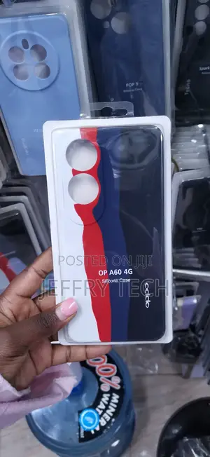 OPPO A60 4G Soft Case - Milia Nyeupe, Nyekundu, Navy Blue