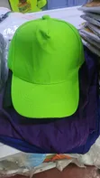 Plain Green Baseball Cap - 2