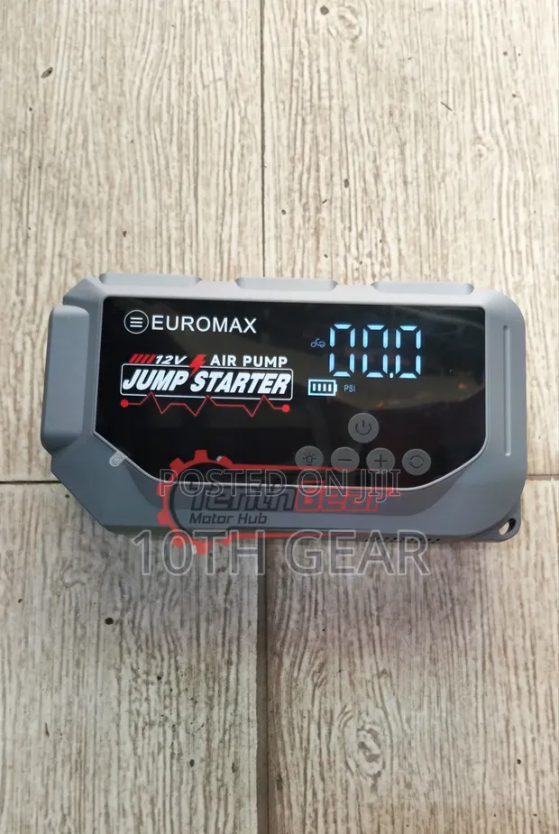 Pampu ya Hewa Multifunctional na Jump Starter (12V) - 1
