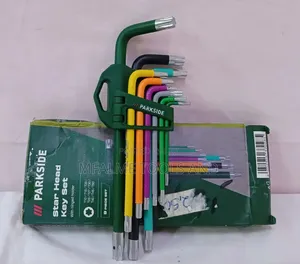 Brand New Parkside Star Head Key Set (9 Pieces)