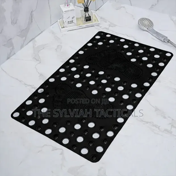 Foot-Shaped Anti-Slip Silicone Bath Mat - 1