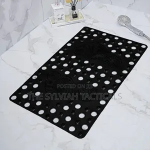 Foot-Shaped Anti-Slip Silicone Bath Mat