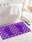 Kijamvi cha Bafu cha Silicone Kisicho-telezesha chenye Umbo la Mguu - 2