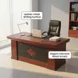 1.4M L-Shaped CEO Office Desk - 4