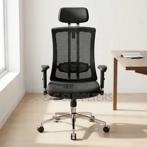 Ergonomic Swivel Office Chair with Lumbar Support