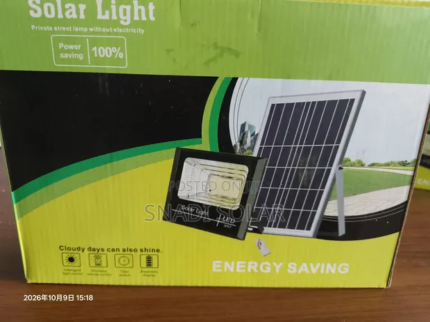 Mwanga wa Solar 60W wenye Remote Control - 1