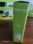 Mwanga wa Solar 60W wenye Remote Control - 2