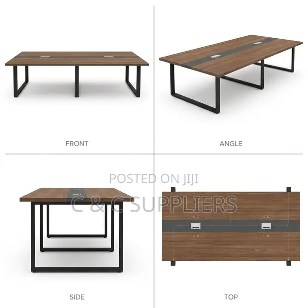 2.4m Imported Conference Table - 8 Seats - 1