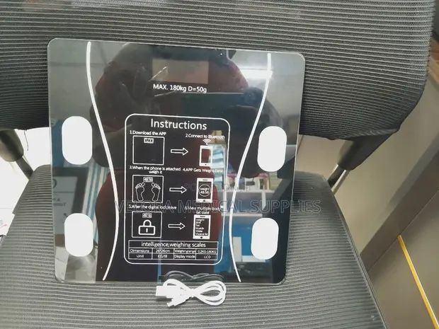 Digital Bathroom Scale - Electronic Body Weight Scale - 1