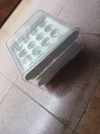 Trei ya Kuhifadhia Mayai 32 ya Safu Mbili kwa Fridge - 1