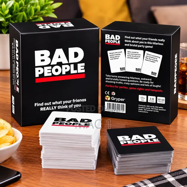 Bad People Card Game - Funny Party Game - 1