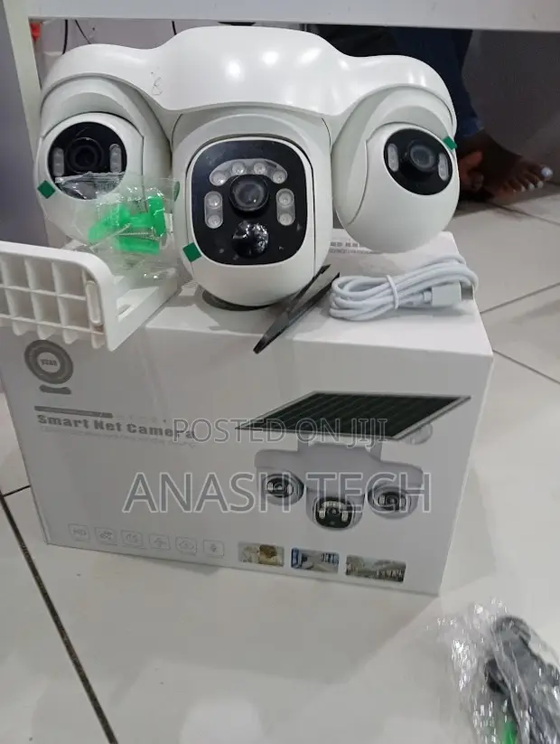 Simcard Waterproof Solar Powered 3MP PTZ Smart Camera - 1