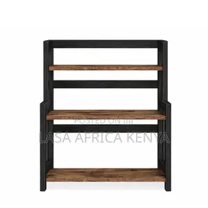 3-Tier Spice Rack ya Mianzi - Rangi ya Kahawia ya Kiasili