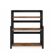 3-Tier Spice Rack ya Mianzi - Rangi ya Kahawia ya Kiasili - 1