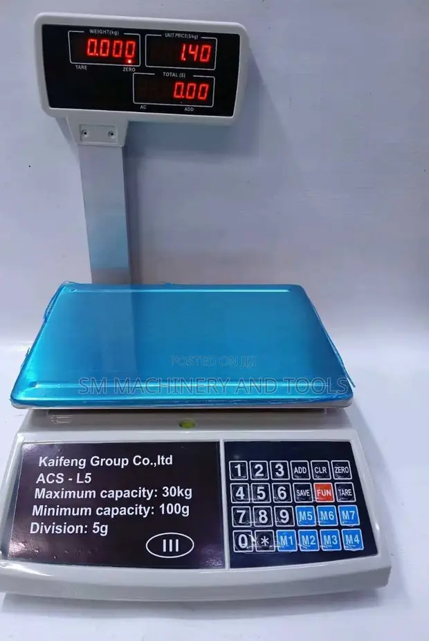 Kaifeng ACS-L5 30kg Commercial Digital Scale - 1