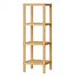 4 Tier Bamboo Storage Shelf Organizer - 1