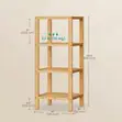 4 Tier Bamboo Storage Shelf Organizer - 2