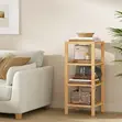 4 Tier Bamboo Storage Shelf Organizer - 3