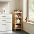 4 Tier Bamboo Storage Shelf Organizer - 4