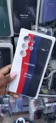 Red, White, Blue Tricolor Silicone Back Cover for Samsung Galaxy S25 Ultra - 1