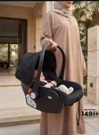 Mamakids Kiti cha Mtoto cha Gari - Nyeusi - 3