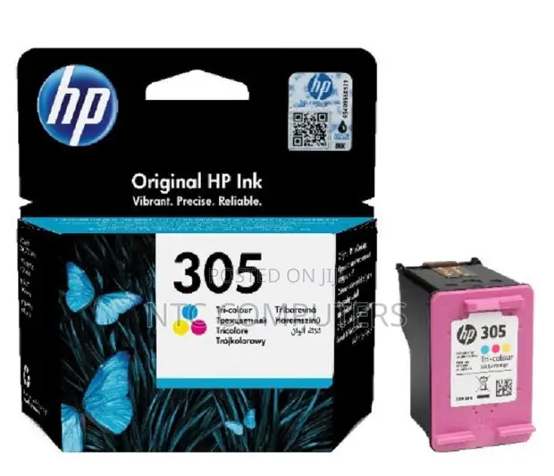 HP 305 Tri-Color Original Ink Cartridge - 1
