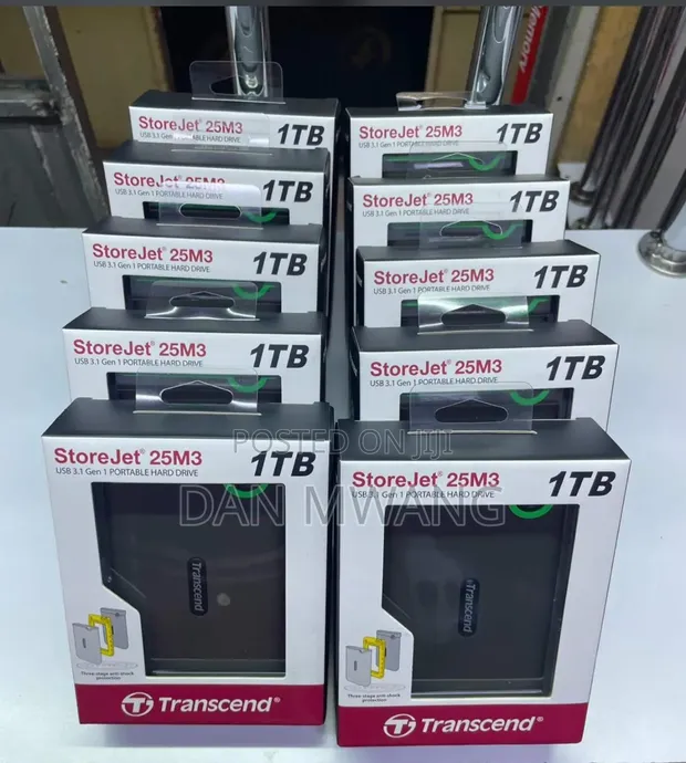 1TB USB 3.1 Gen 1 Portable External Hard Drive - 1