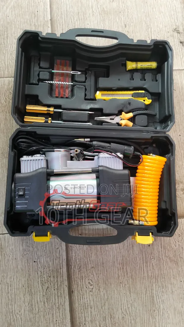 Digital Air Compressor with Tyre Pressure Display - 1