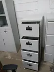 4-Drawer Metallic Office Filing Cabinet - Heavy Duty - 2