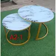 Meza ya Kahawa ya Marble ya 2-in-1 (Marble Effect) - 5