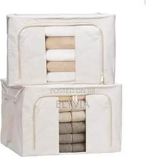 Foldable Storage Organizer Box - Large White