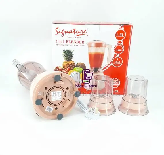 Signature Blender 3-in-1 na Grinder - 1.5L - Classic Cream - 1