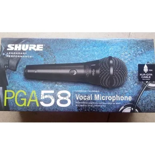 Shure Wired Vocal Microphone with Holder and Wire - 1