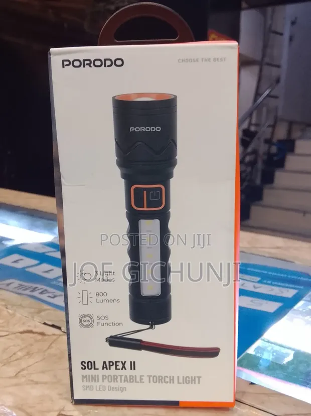 Porodo SOL APEX II Mini Portable Torch Light - 1