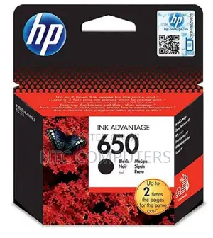 HP 650 Black Original Ink Advantage Cartridge (CZ101AE)