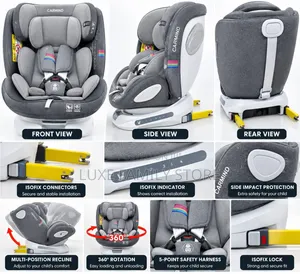 CarMind 360° ISOFIX Car Seat - Grey