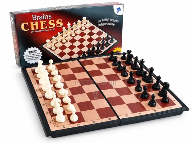 Portable Magnetic Chess Board Game - 1