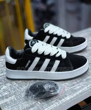 Adidas Campus Sneakers - Nyeusi/Nyeupe