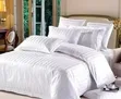 Egyptian Cotton Duvet Cover Set Nyeupe yenye Michirizi - 3